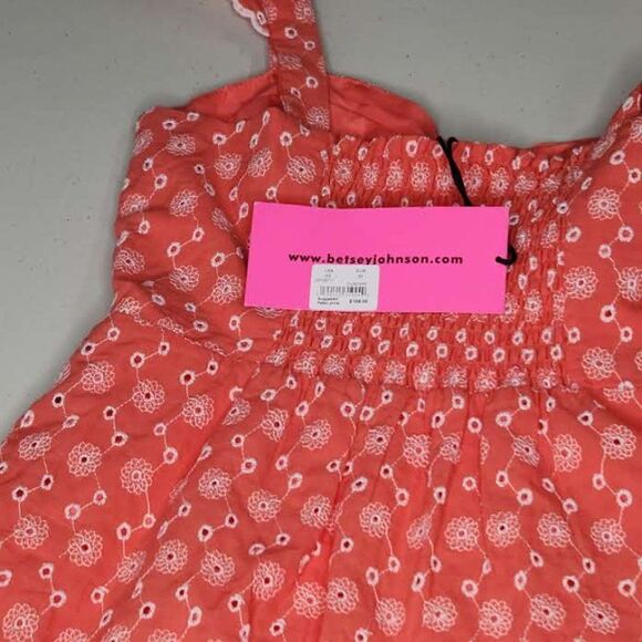 NWT Betsey Johnson Ditsy Eyelet Bustier Mini Dress size XS - Picture 7 of 7